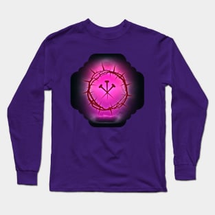 Crown of Thorns Purple Long Sleeve T-Shirt